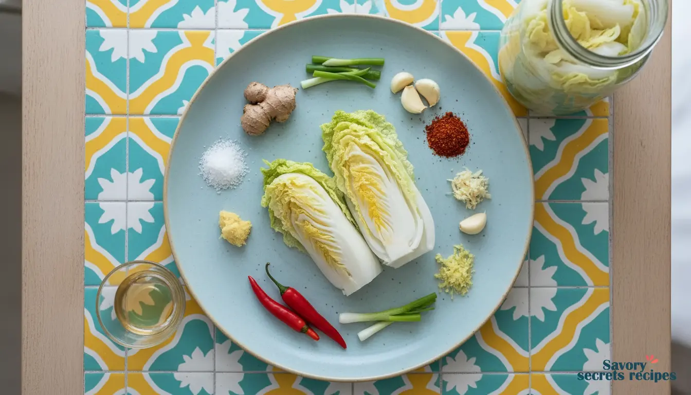 chinese cabbage fermented ingredients