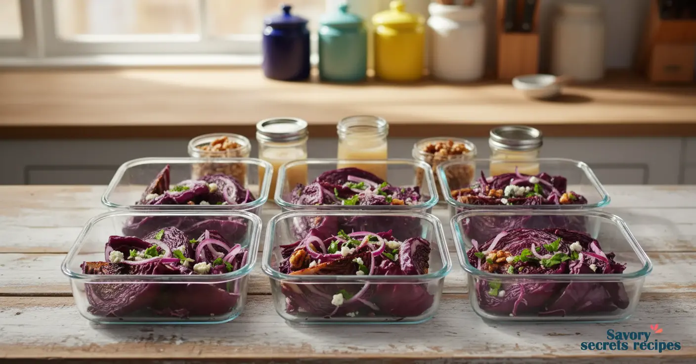 pan fried cabbage wedges final dish