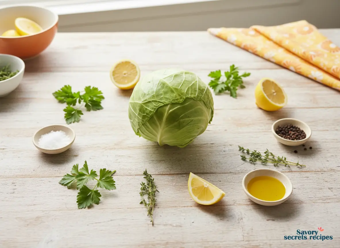 bake cabbage in the oven ingredients