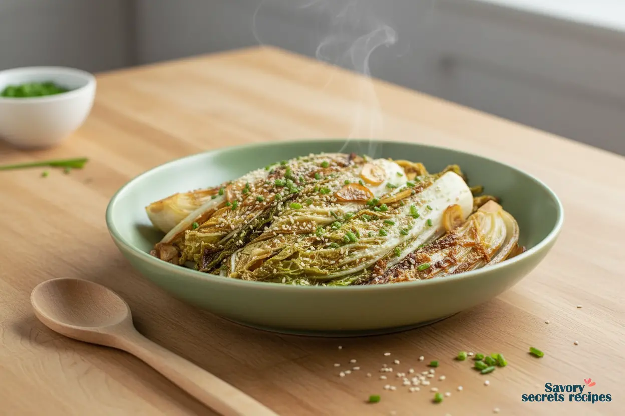 asian napa cabbage recipes final dish