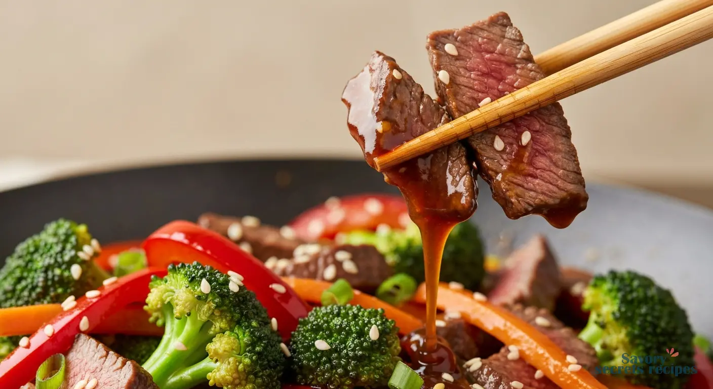 asian beef and vegetables - hero shot