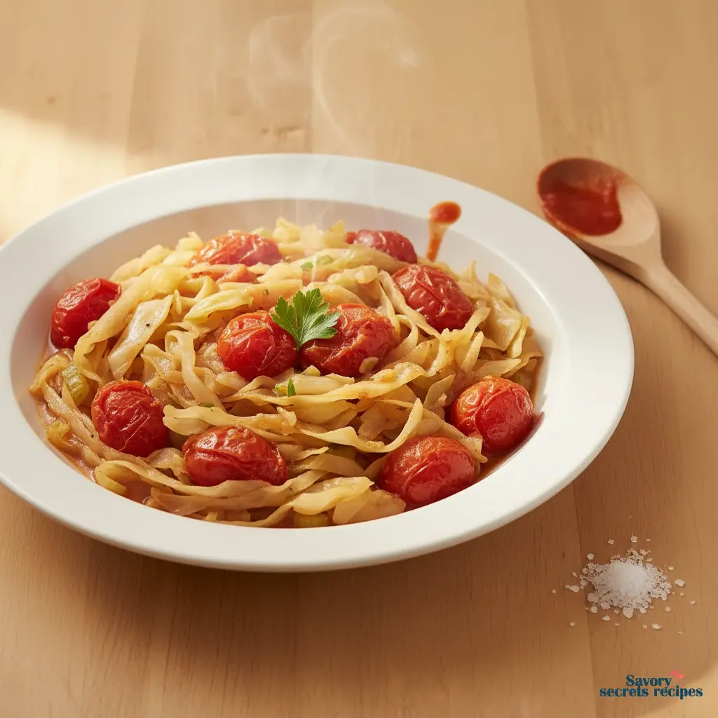 cabbage and tomato recipes final dish