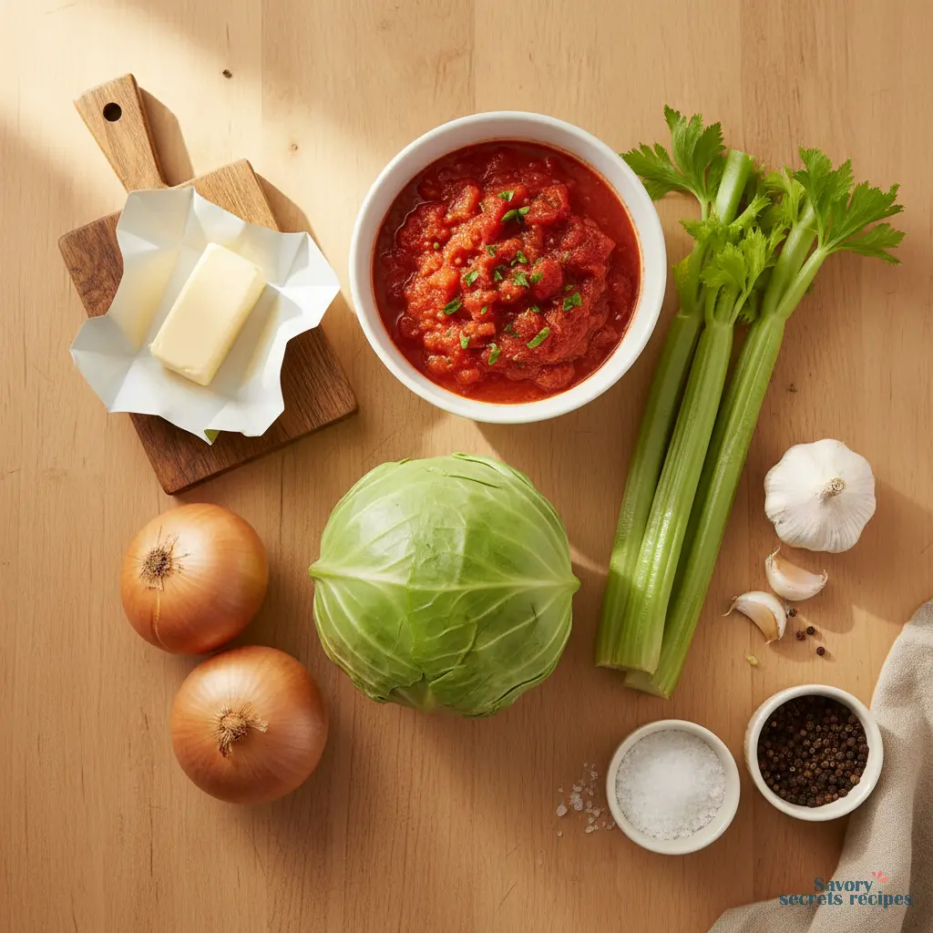 cabbage and tomato recipes ingredients