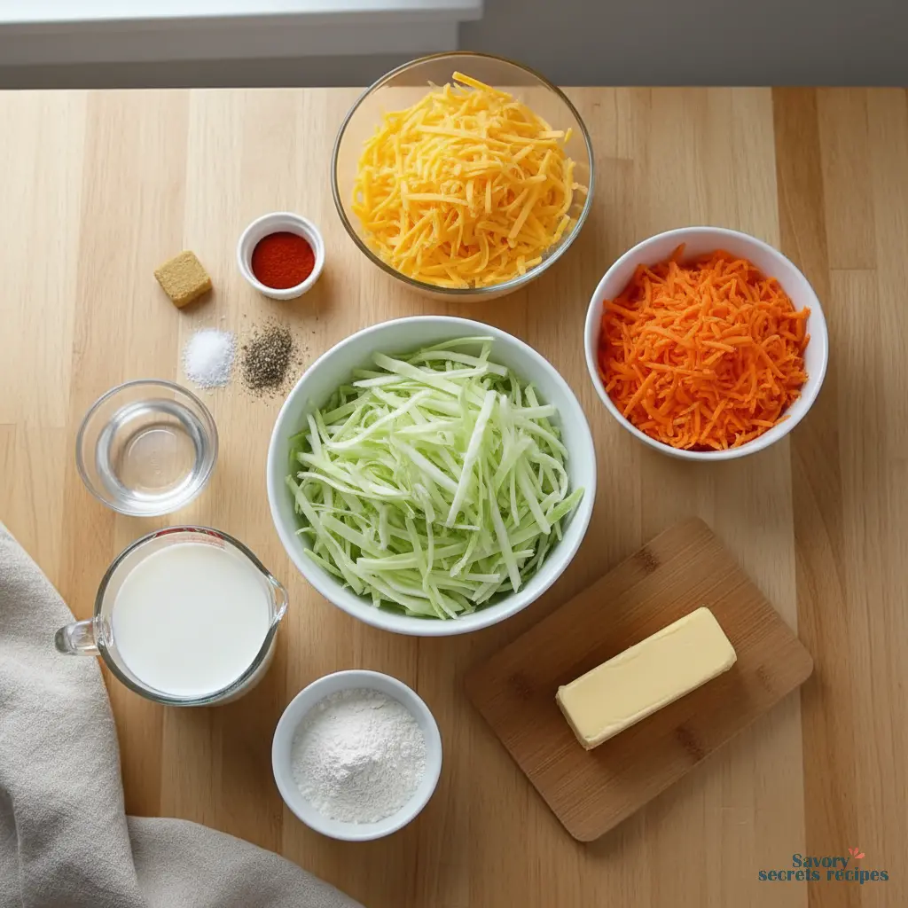 cabbage carrot casserole ingredients