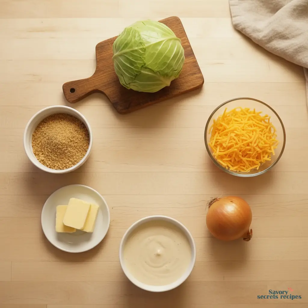 cabbage and eggs casserole ingredients