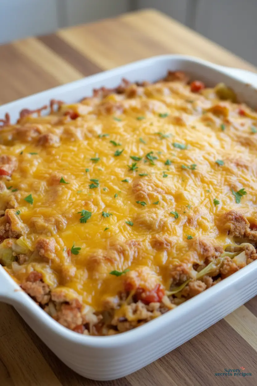 cabbage casserole with ground turkey