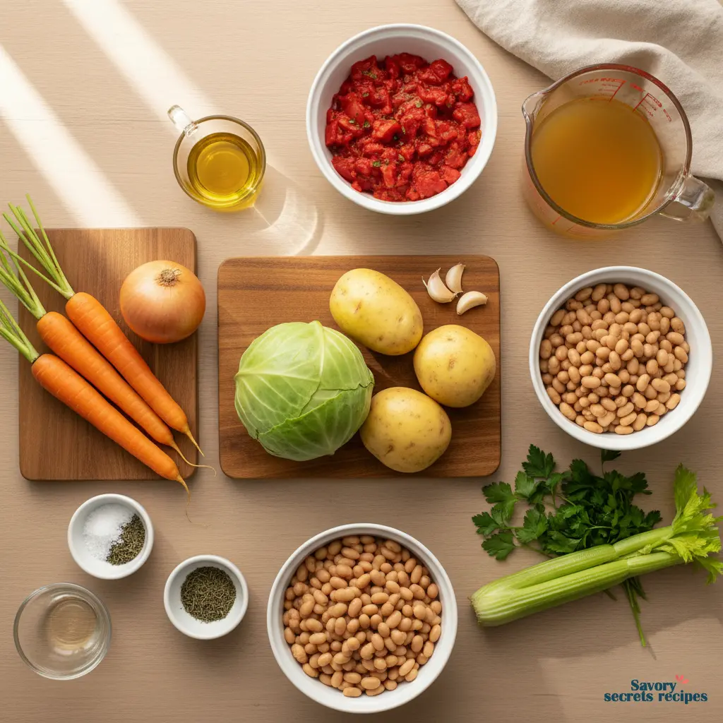 cabbage soup ingredients