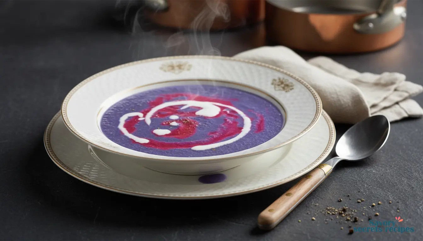 cabbage soup puree final dish