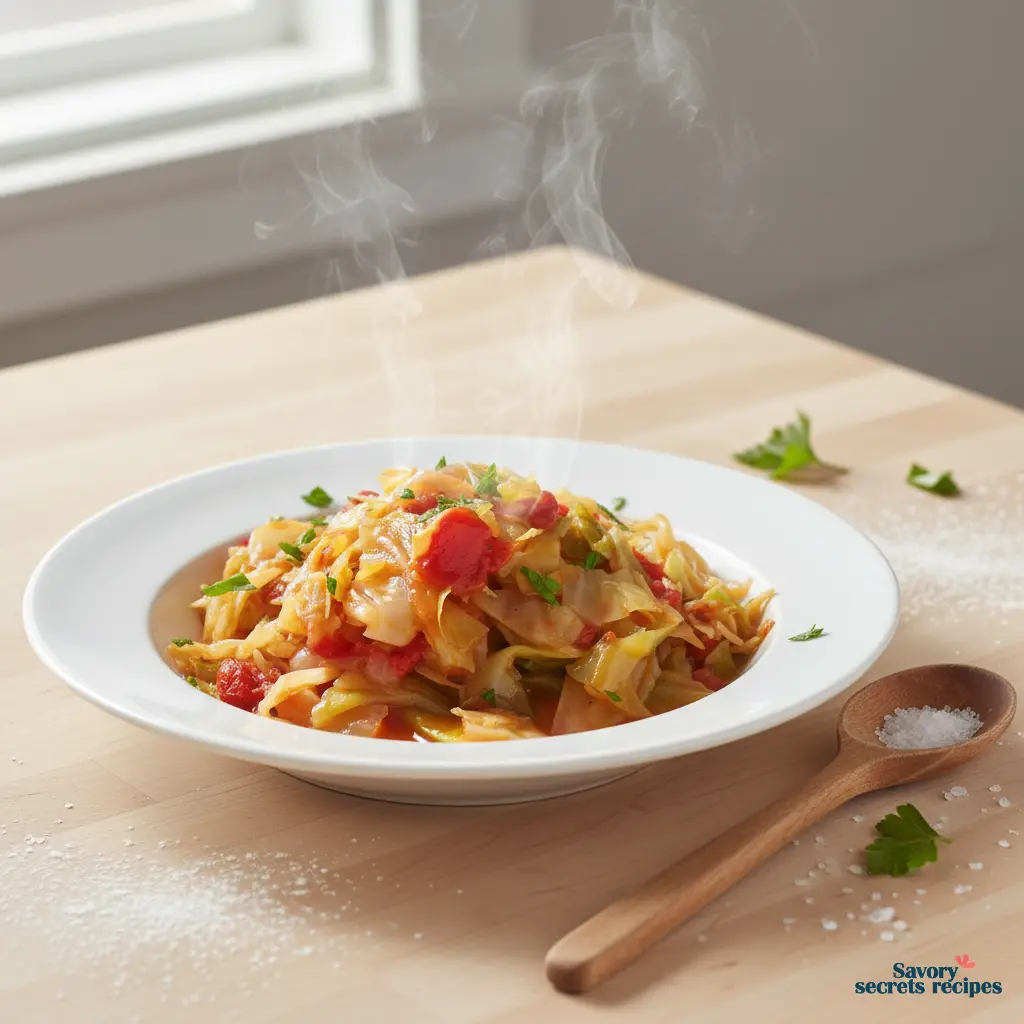 cabbage and rotel recipe final dish