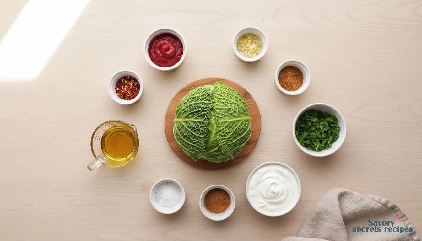 caramelised cabbage ingredients