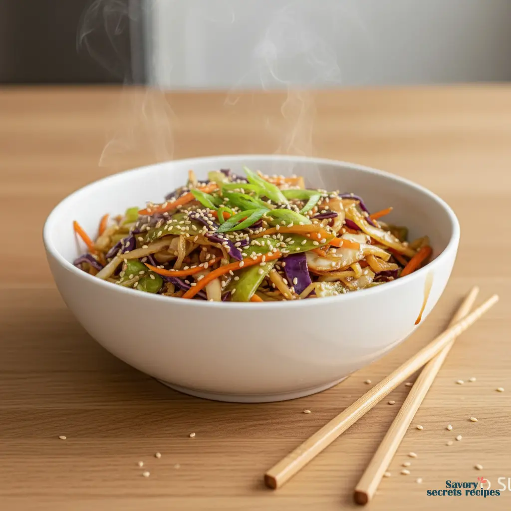 can you stir fry coleslaw mix final dish