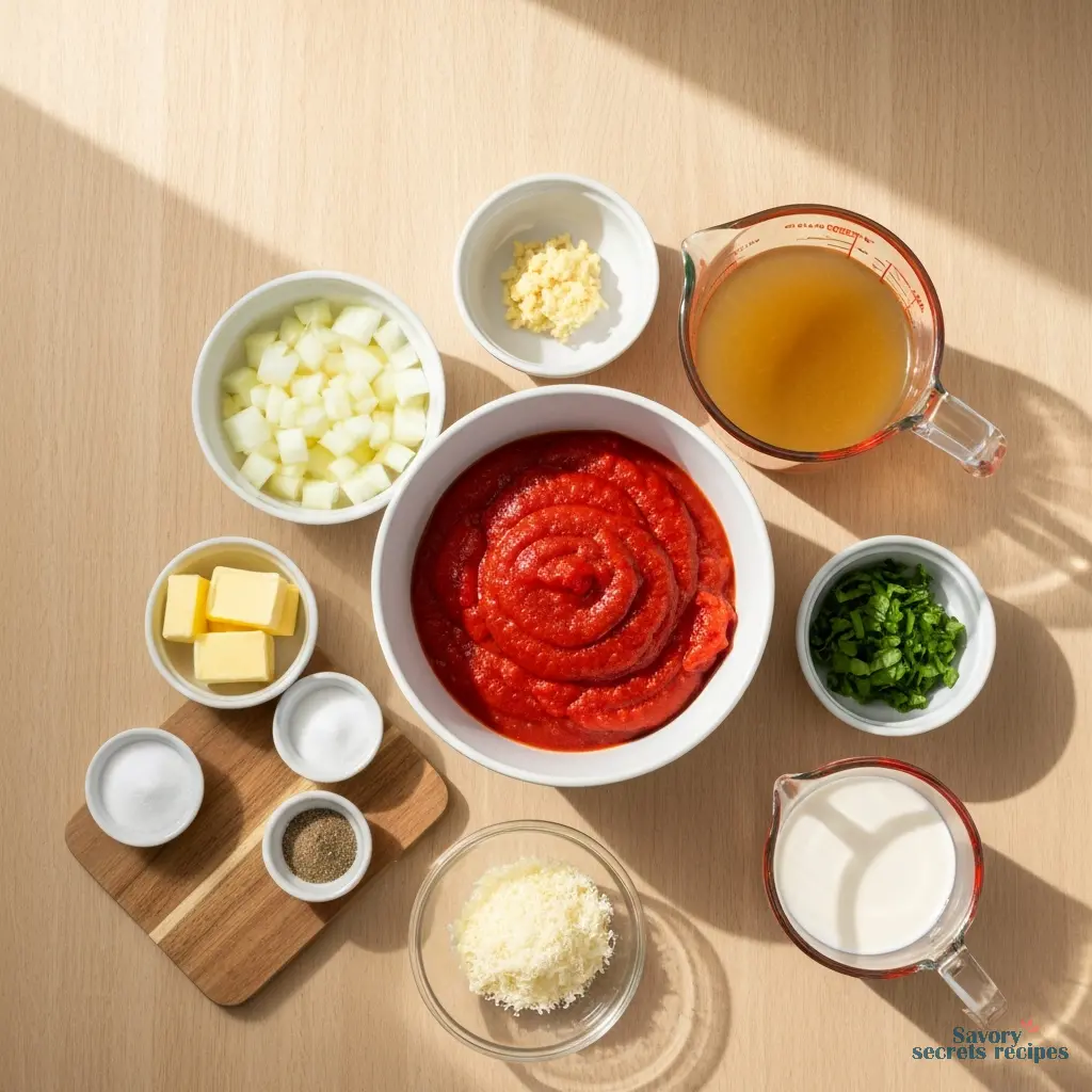 best cream of tomato soup recipe ingredients