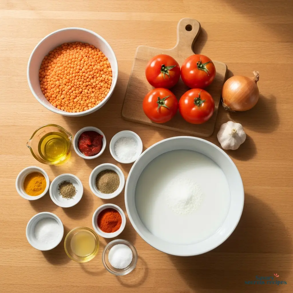 cream of lentil ingredients