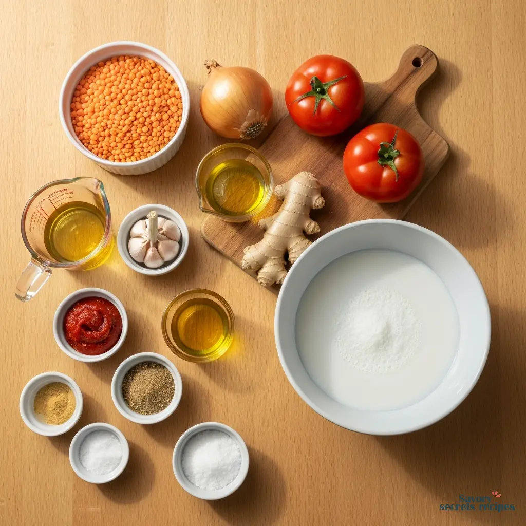 cream of lentil ingredients