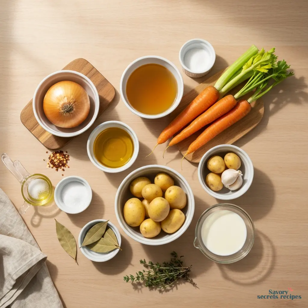 best cream of vegetable soup ingredients