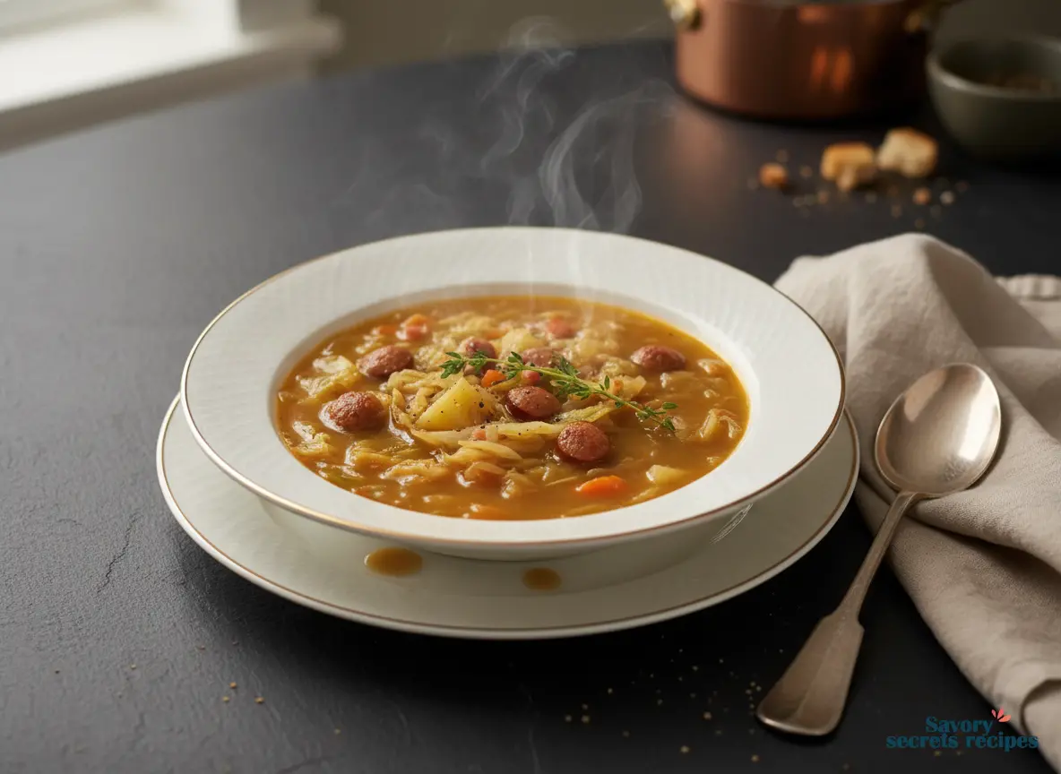 french cabbage soup final dish