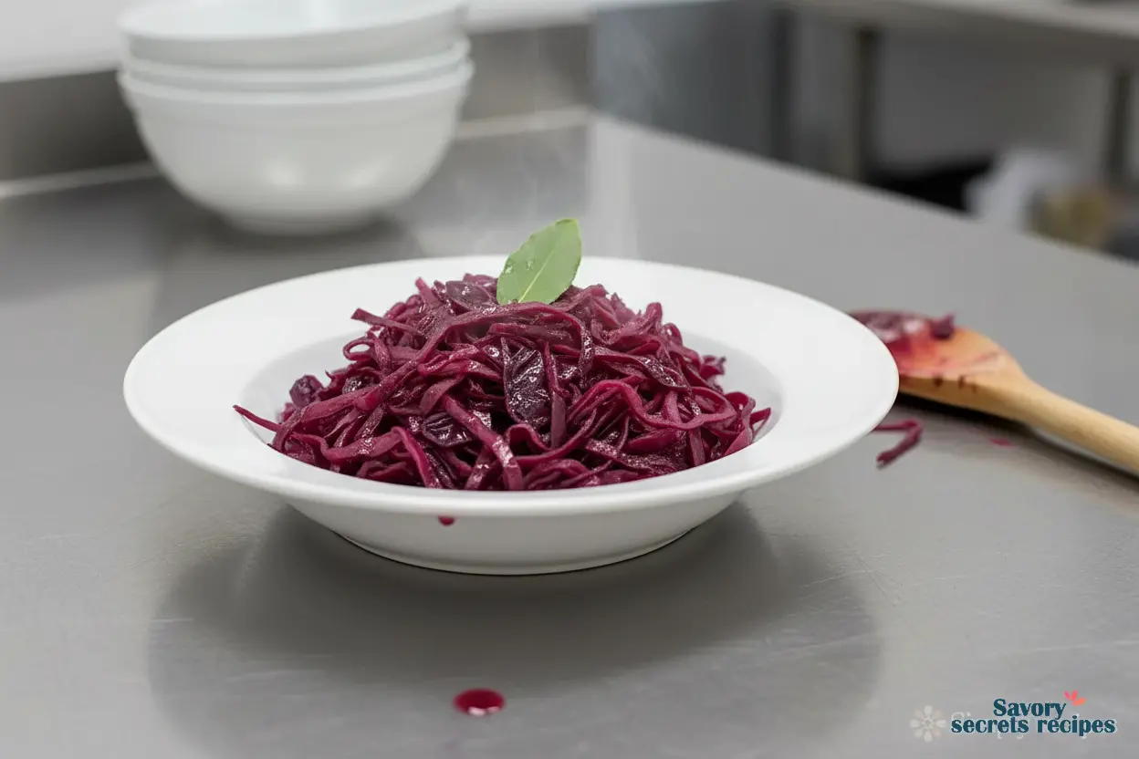 authentic german red cabbage recipe final dish