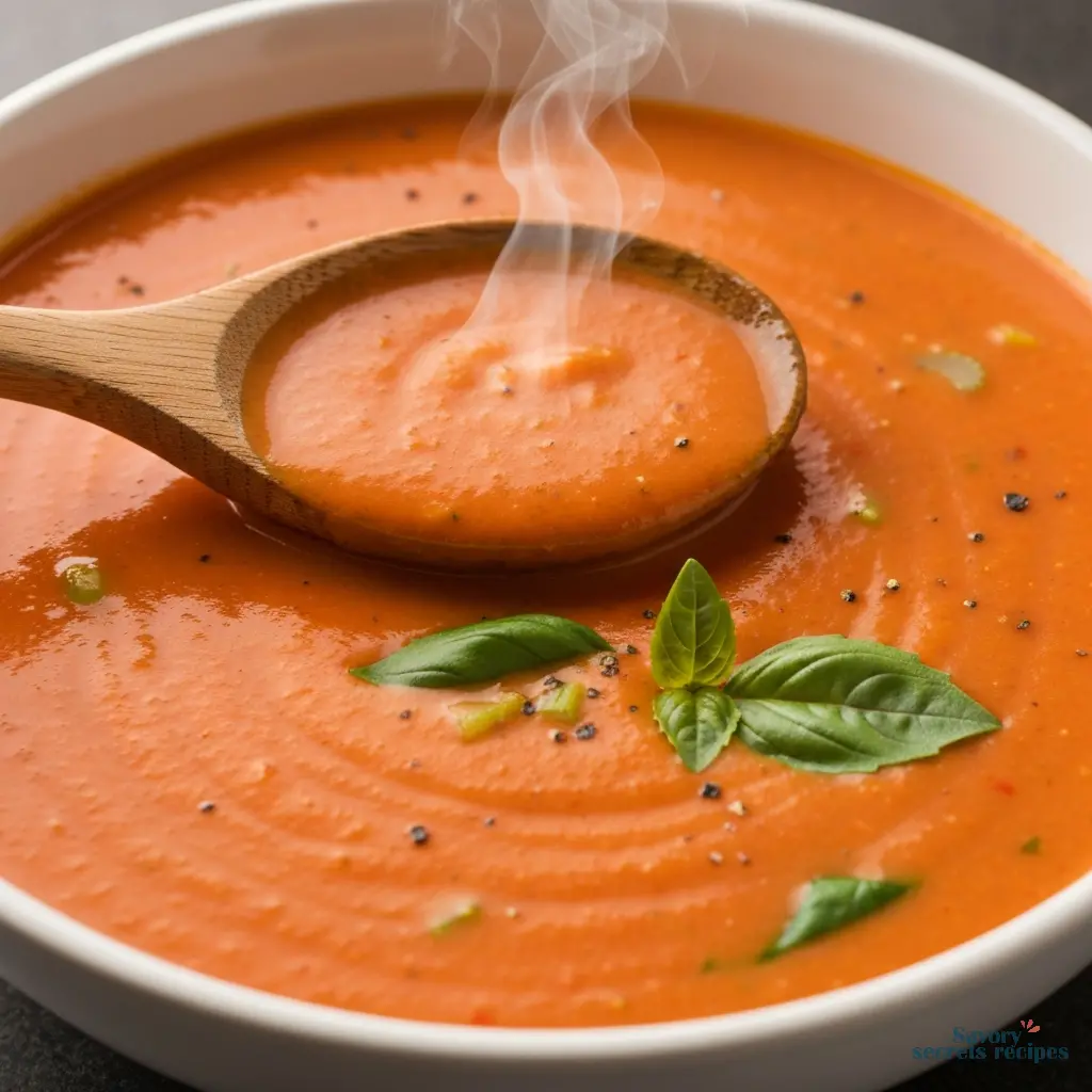 Your New Favorite Healthy Cream of Tomato Soup
