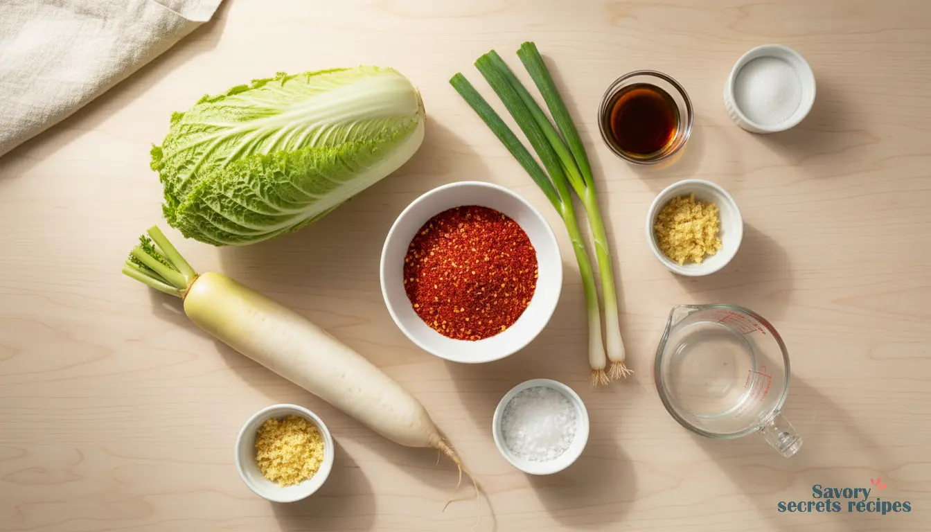 chinese kimchi ingredients