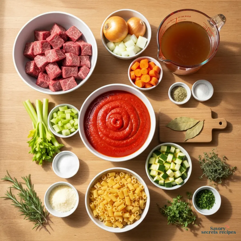 italian beef soup ingredients