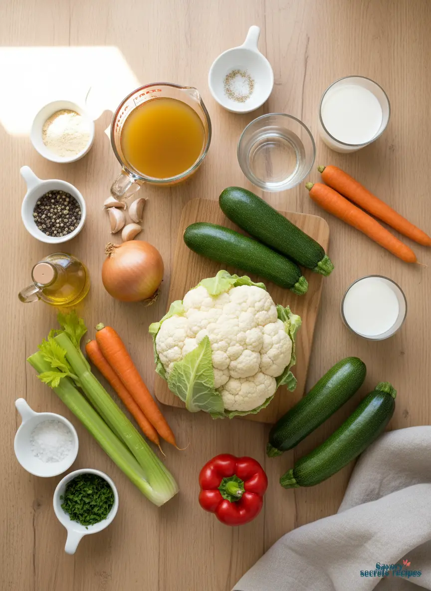 low calorie fall soups ingredients