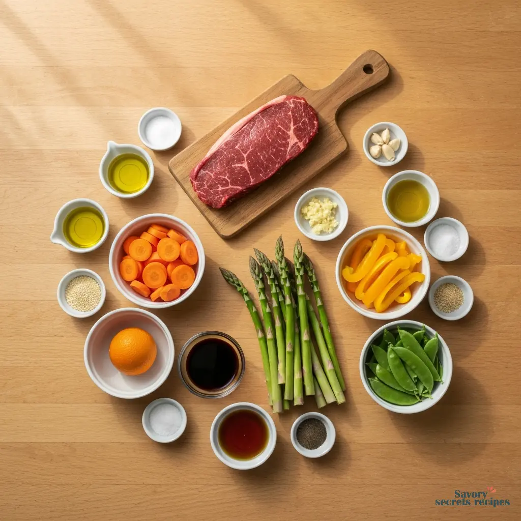 easy meat and veggie meals ingredients