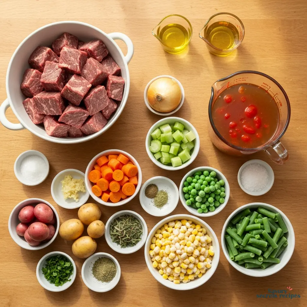 beef soup ingredients