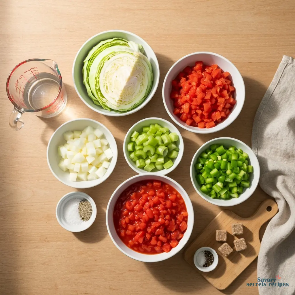 original weight watchers cabbage soup made with tomato juice ingredients