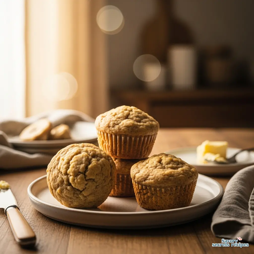 3 ingredient banana applesauce muffins final presentation