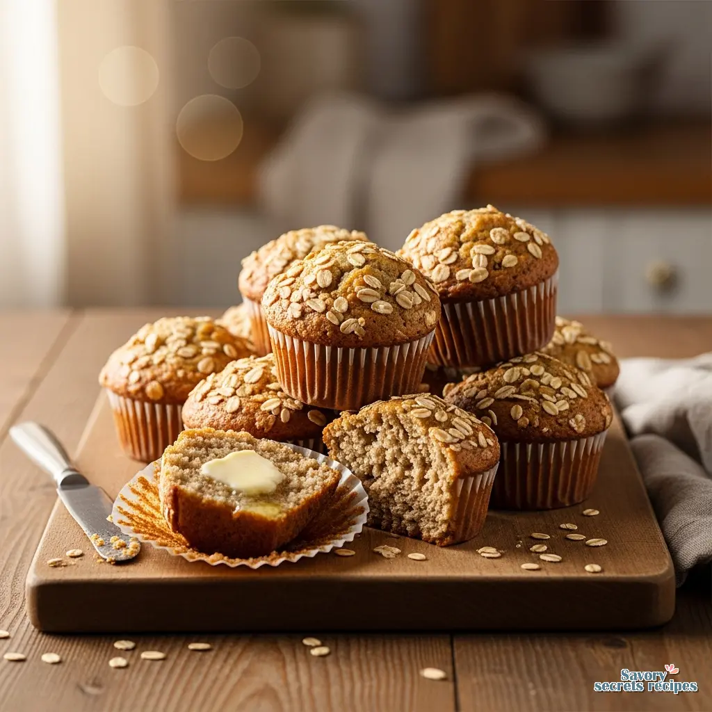 5 ingredient banana muffins final presentation