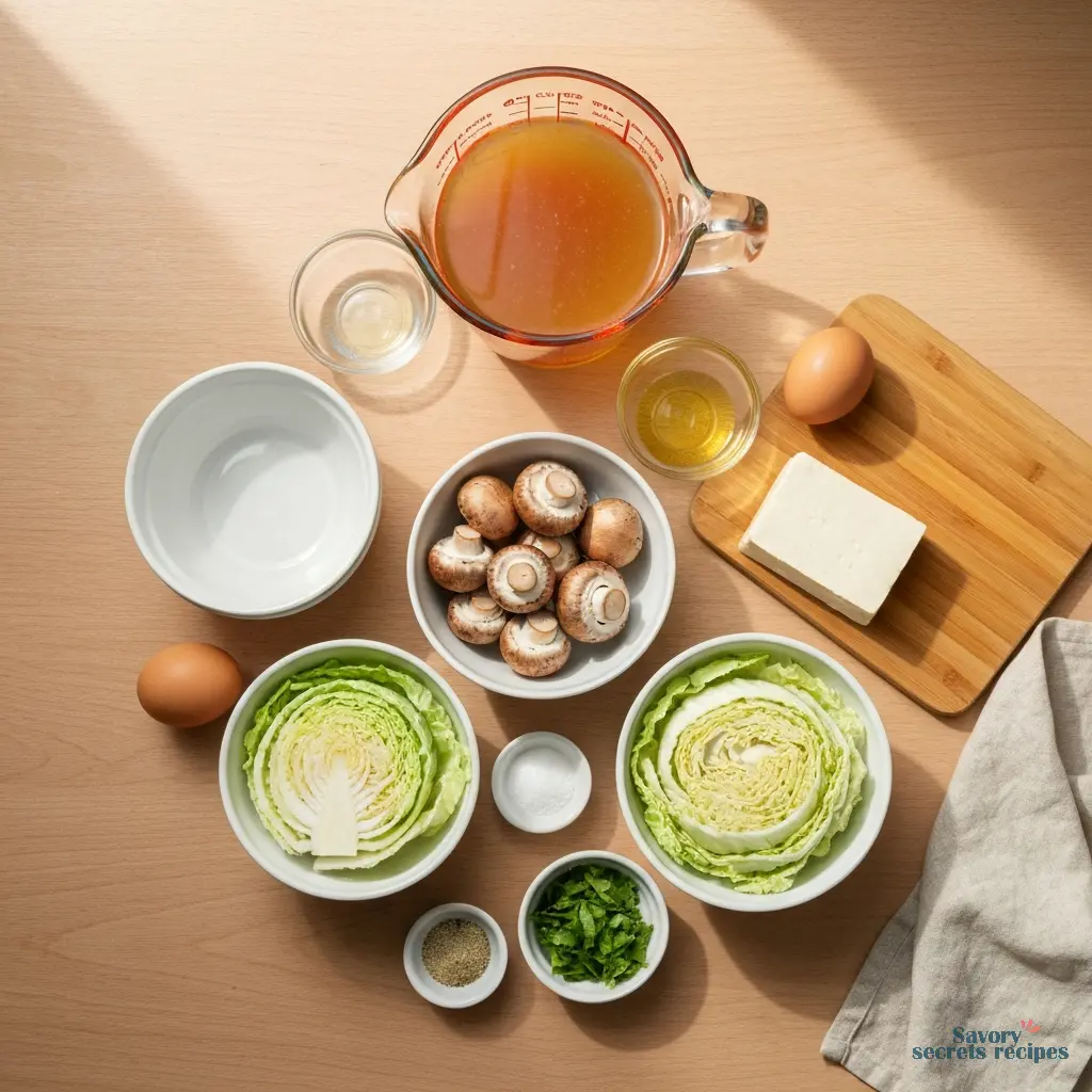 asian tofu soup ingredients