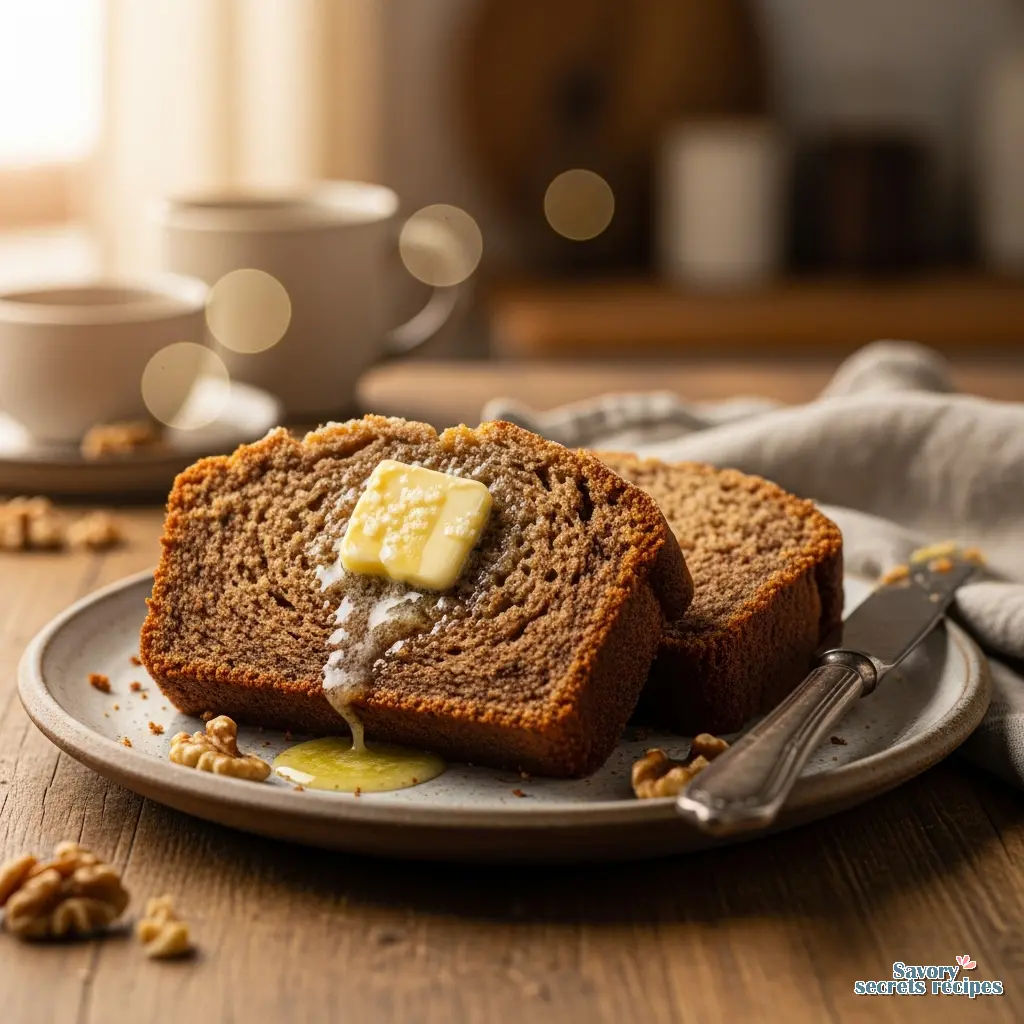 bakery style banana bread final presentation