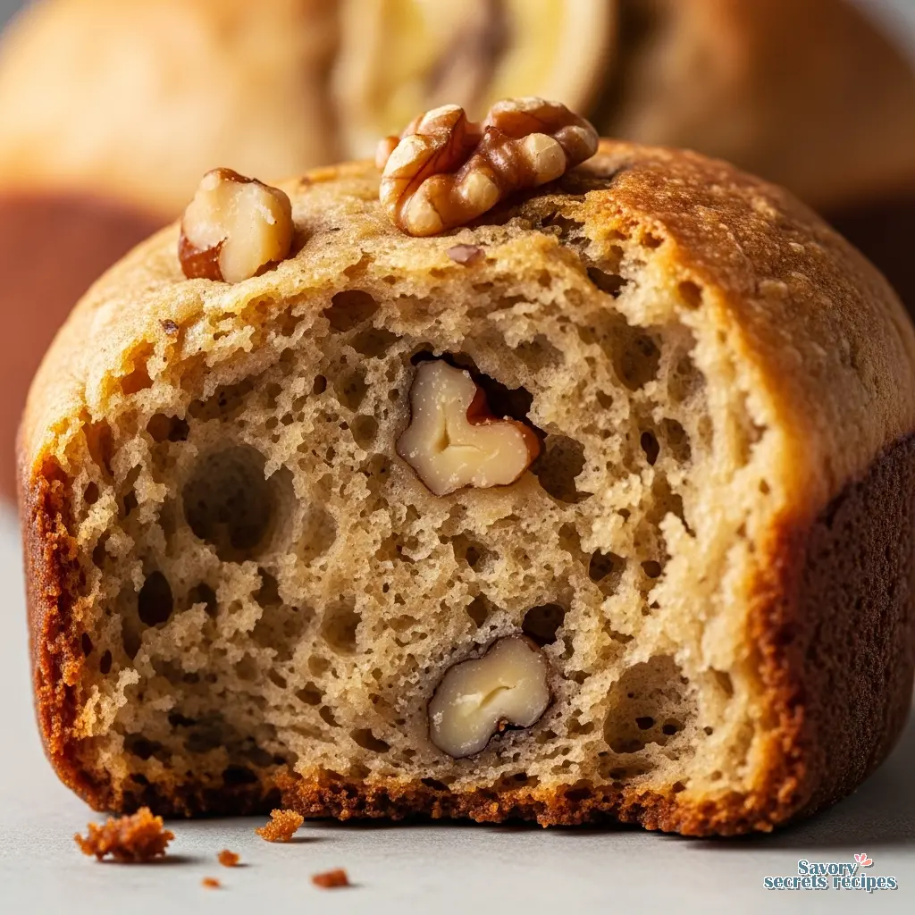 banana bread recipe with heavy cream close up