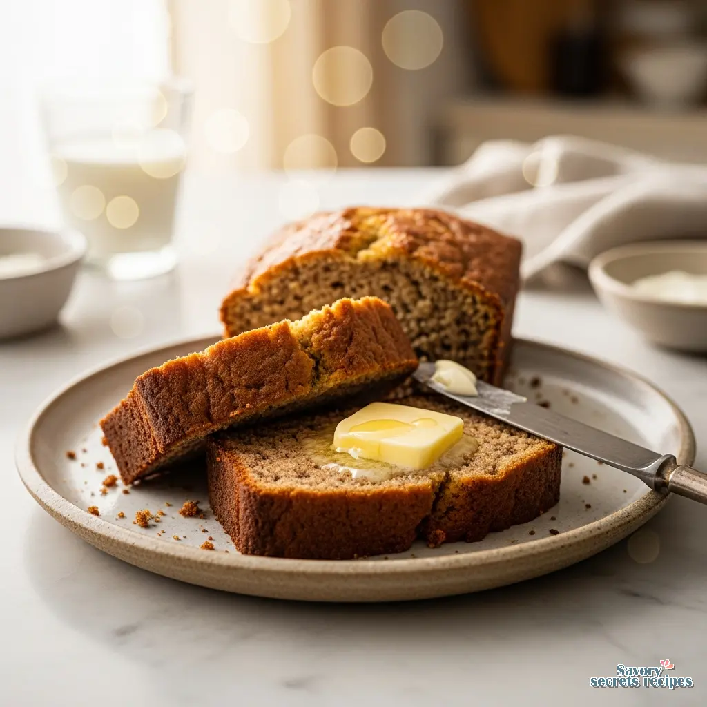 banana bread recipe with heavy cream final presentation