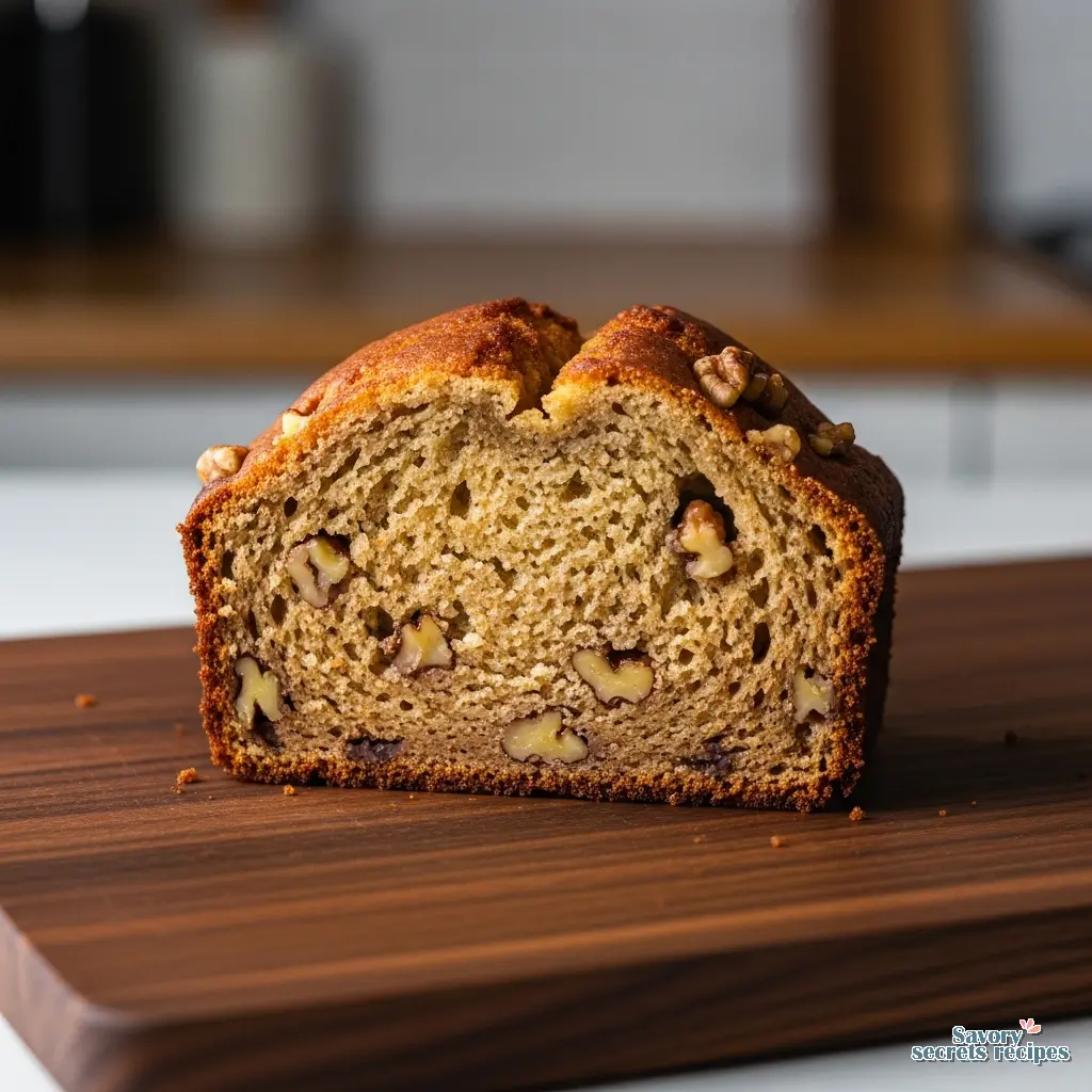 Simple banana bread recipe with heavy cream is The Best.