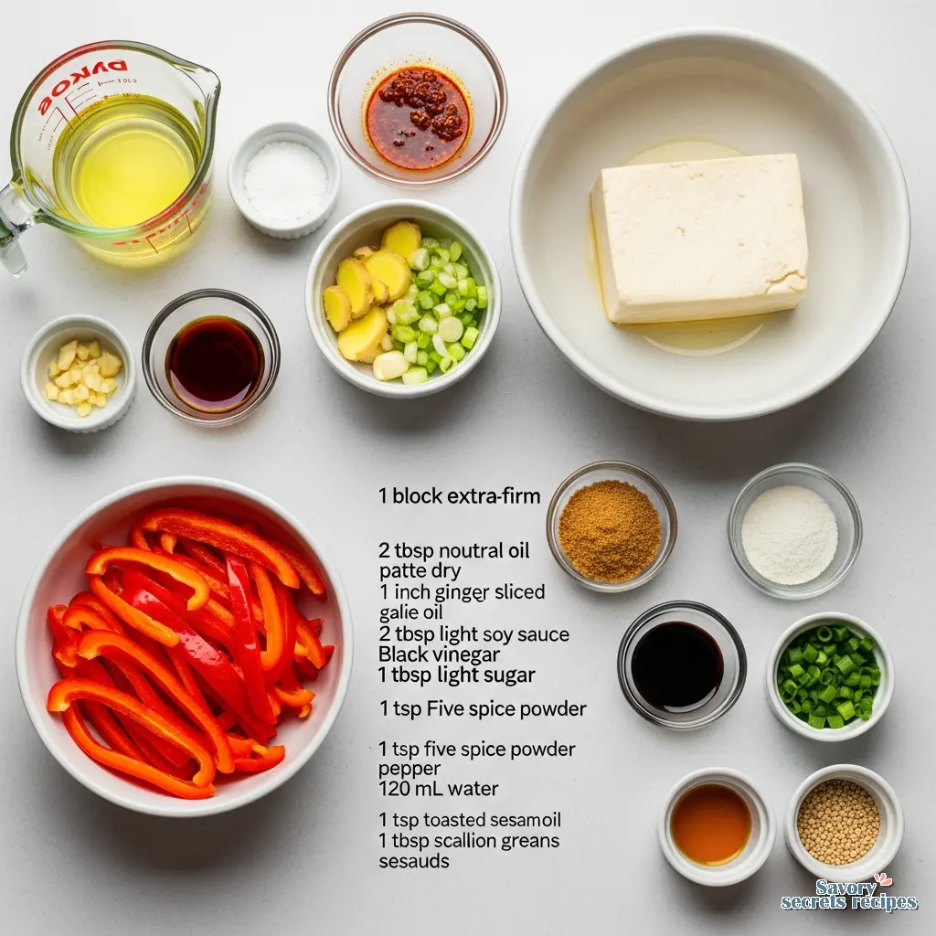 braised bean curd ingredients