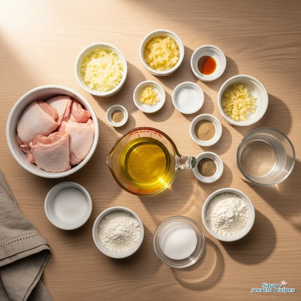 asian crispy fried chicken ingredients