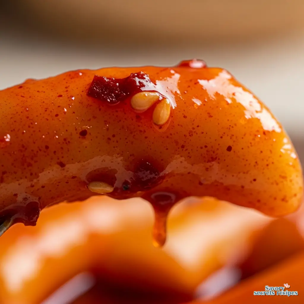 buldak tteokbokki ingredients close up