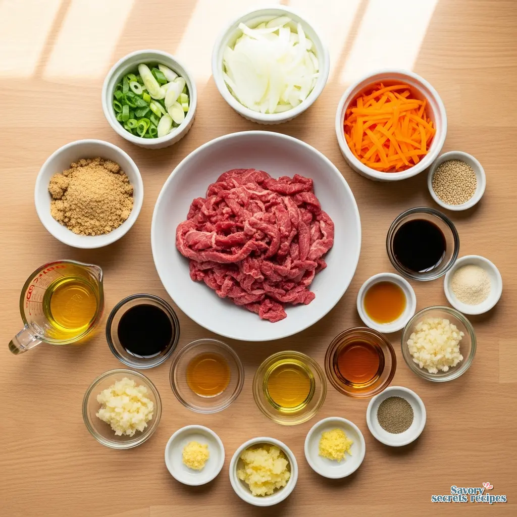 beef bulgogi stir fry ingredients