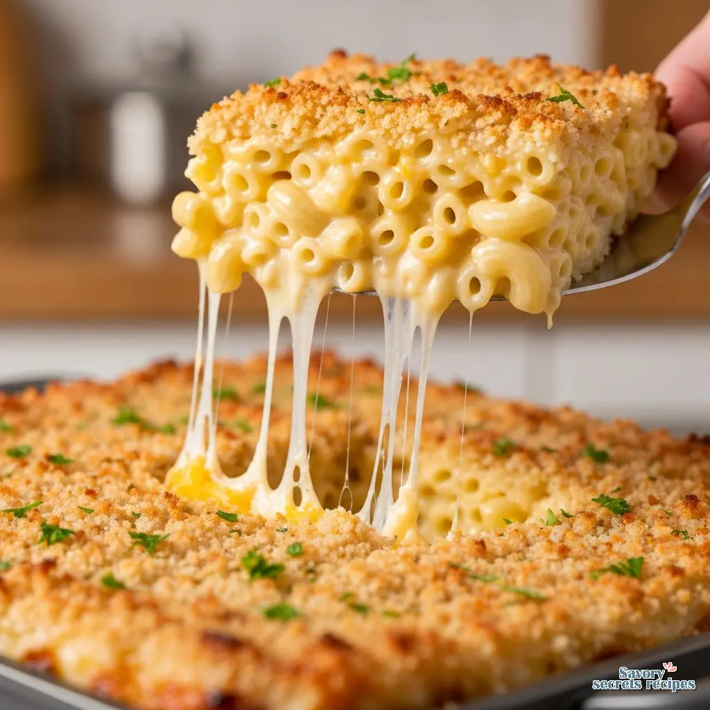 The Best Simple Baked Breadcrumb Mac and Cheese