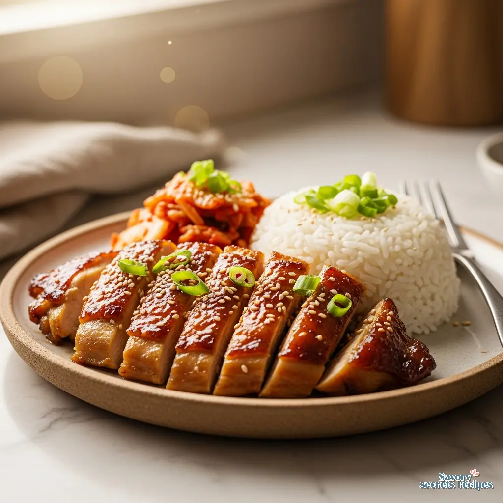 chicken kalbi marinade final presentation