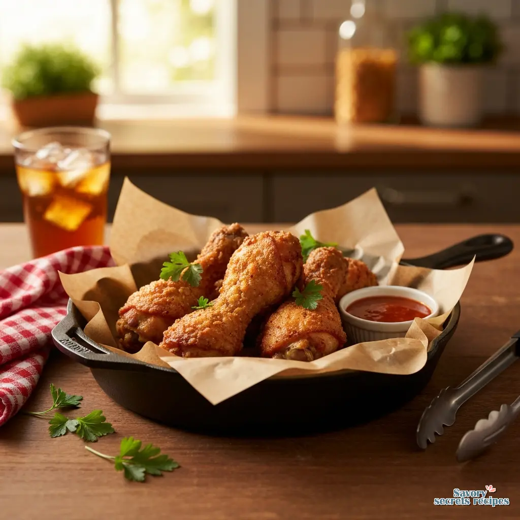 best fried chicken drumsticks recipe final presentation