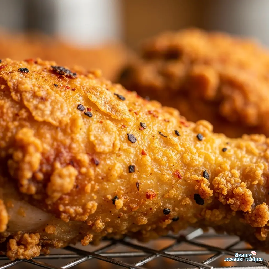 best fried chicken drumsticks recipe close up