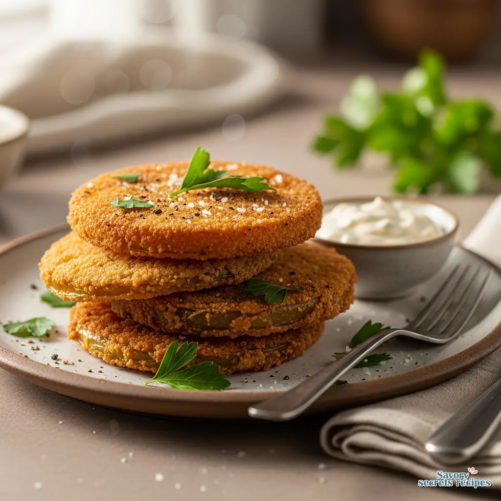 fried green tomato recipe without buttermilk final presentation