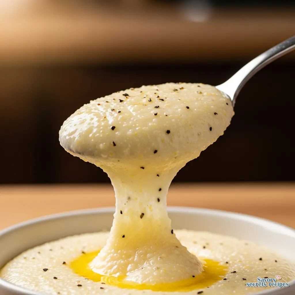 best creamy grits recipe close up