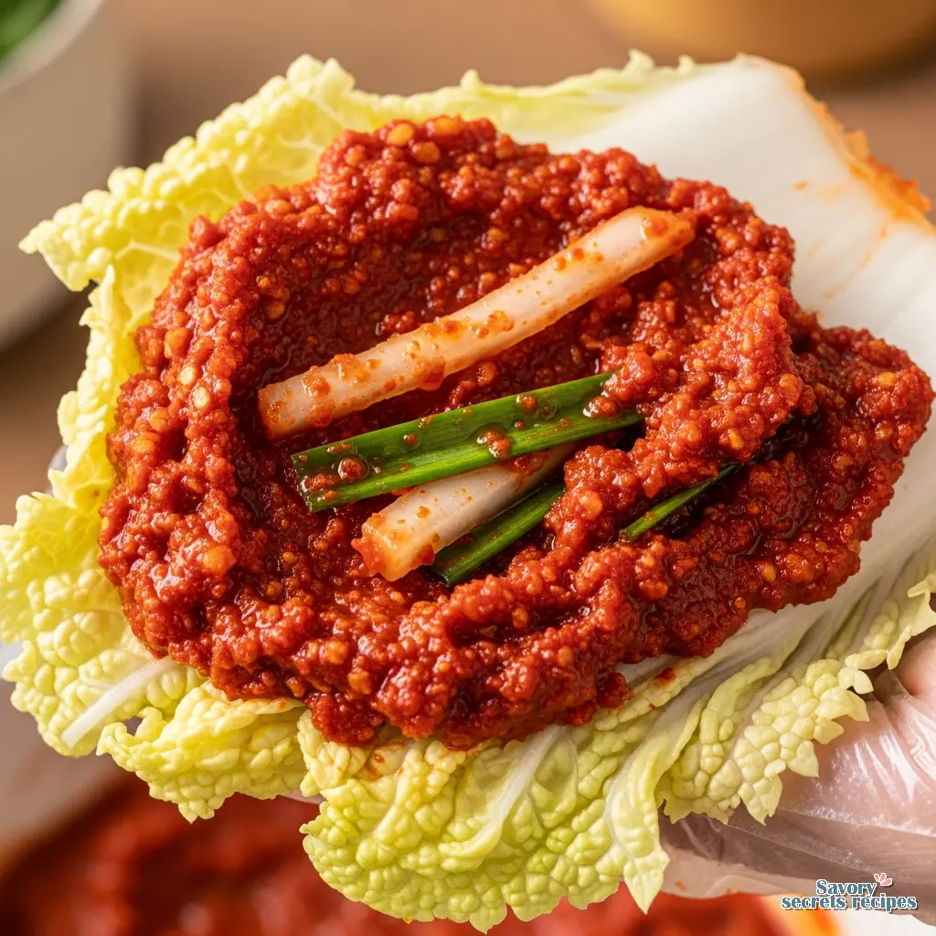 authentic kimchi recipe close up