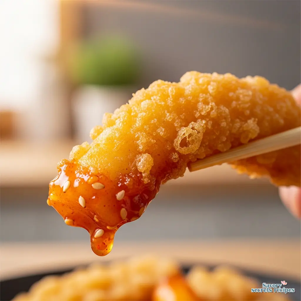 crispy tteokbokki close up