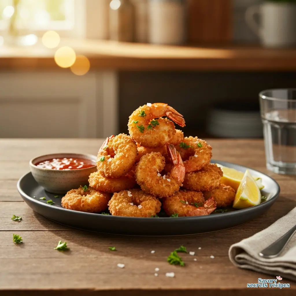 crispy shrimp recipe final presentation