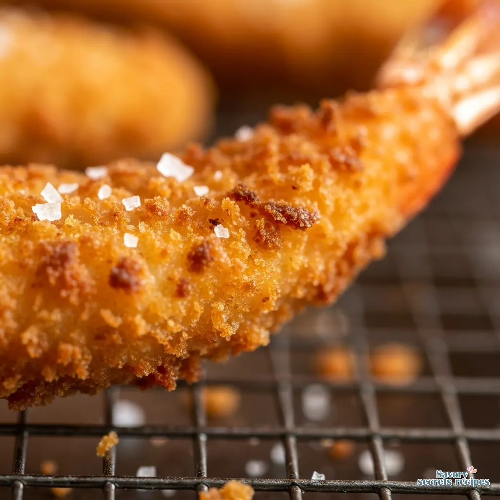 crispy shrimp recipe close up
