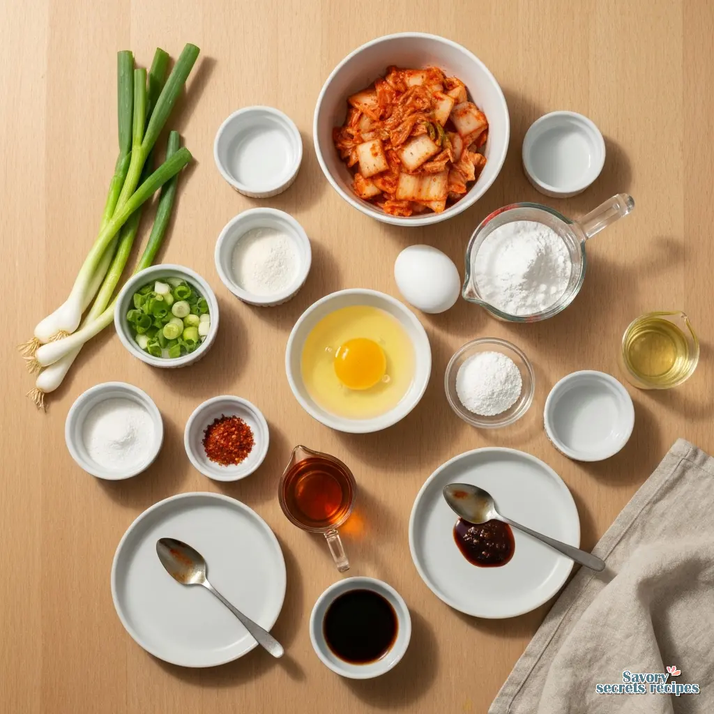 easy kimchi pancake recipe ingredients